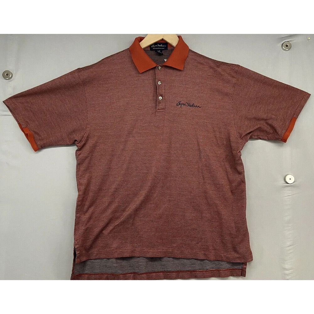 Byron Nelson Golf Polo Shirt Men LARGE-Short Sleeve-Casual-Dress-Beach-Signature